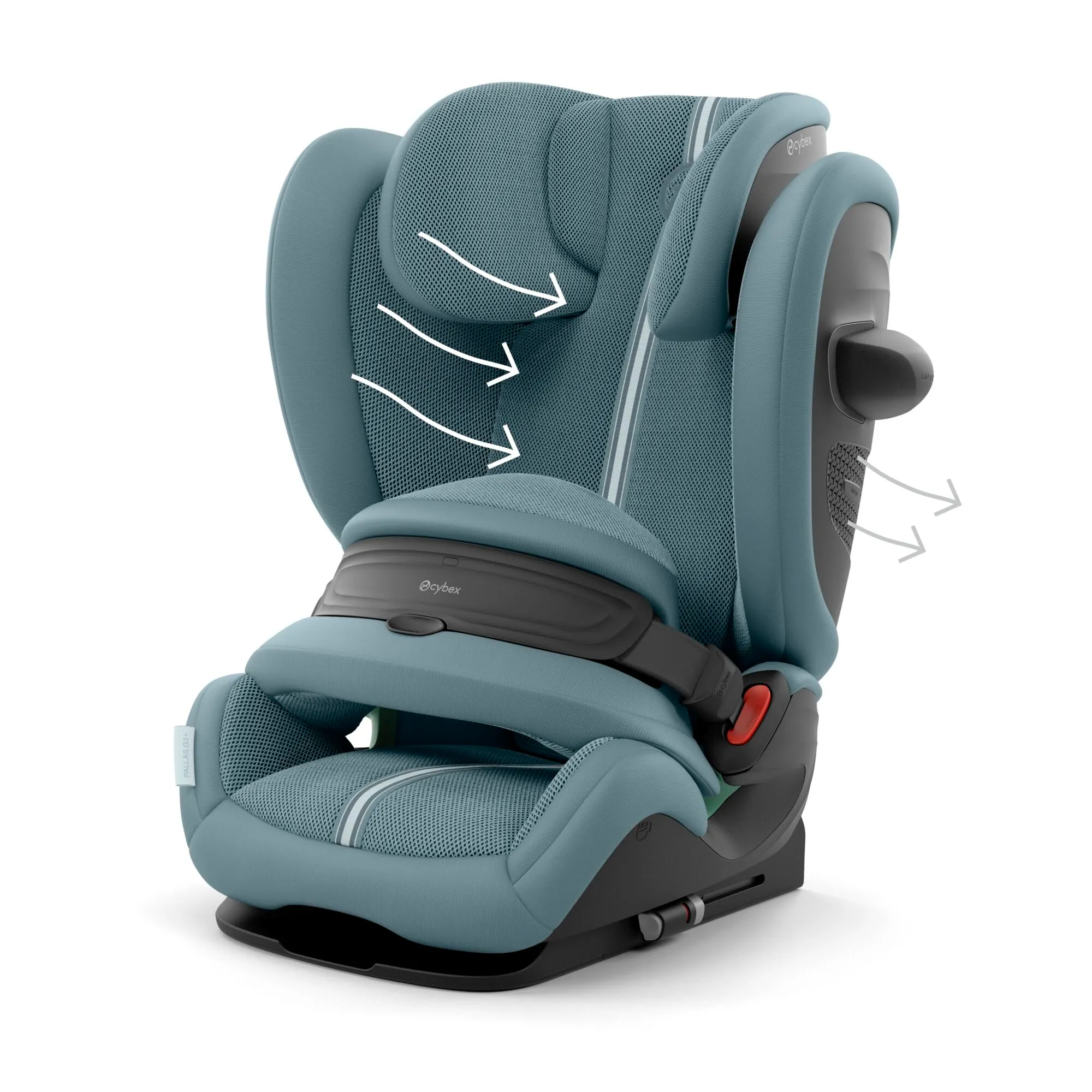 CYBEX Gold Seggiolino Auto Pallas G3 i-Size Plus, Stormy Blue - immagine 9