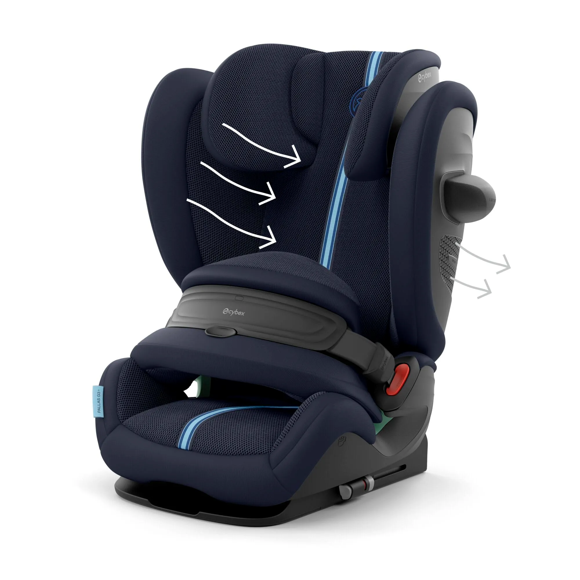 CYBEX Gold Seggiolino Auto Pallas G3 i-Size Plus, Ocean Blue - immagine 9