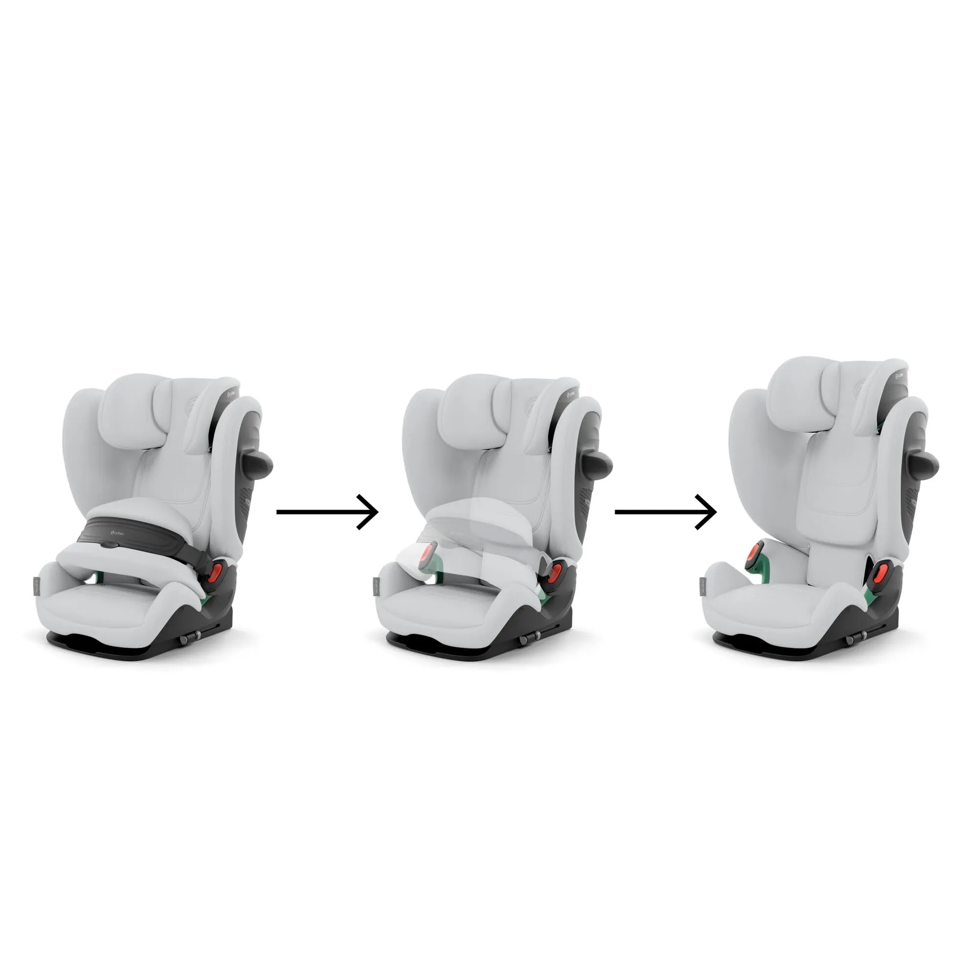 CYBEX Gold Seggiolino Auto Pallas G3 i-Size, 9-50 kg, Fog Grey - immagine 4