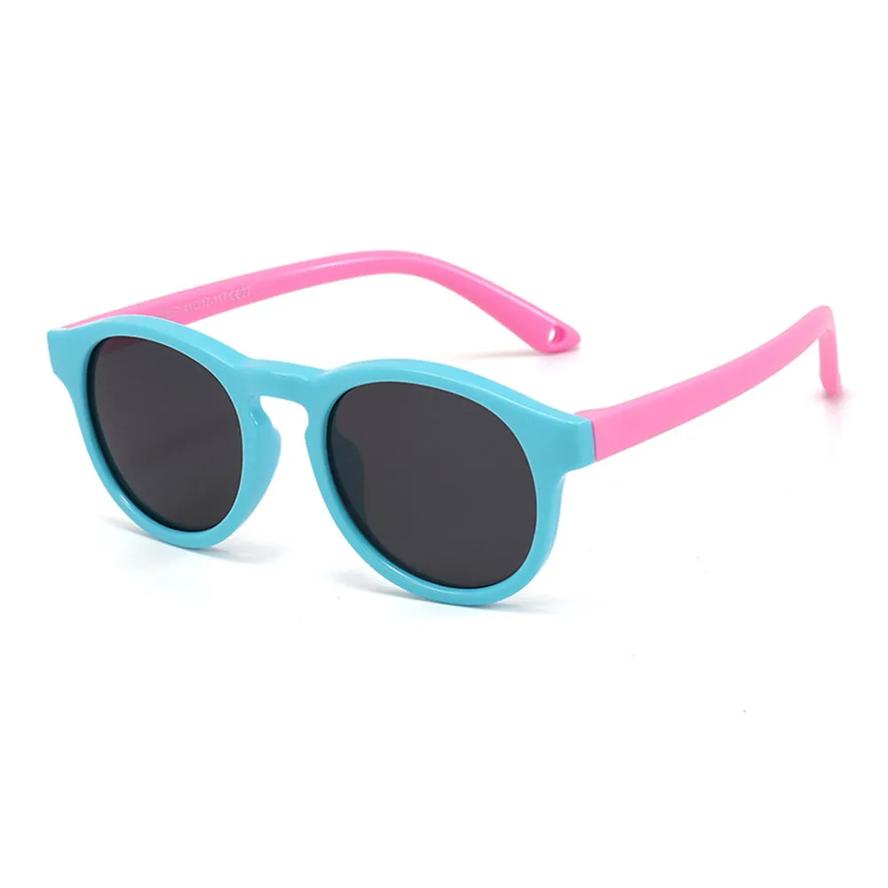 Occhiali da Sole per Neonati Techsuit 8308-C27, Polarizzati, Blu Rosa - immagine 1