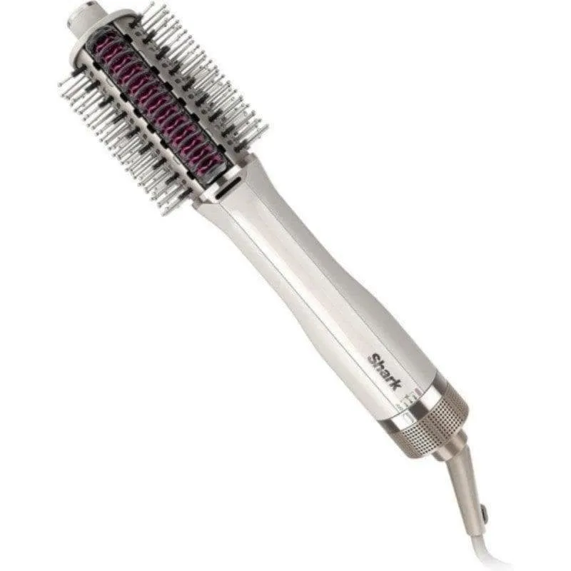 Spazzola Lisciante Shark SmoothStyle HT202EU 900W Ceramica 3 Temperature Bianco - immagine 1