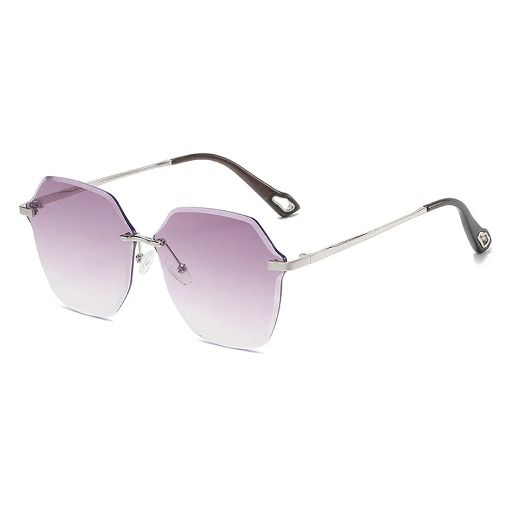 Occhiali da Sole Donna Techsuit 8195, Argento Viola - immagine 1