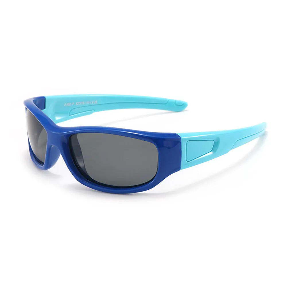 Occhiali da Sole Sportivi per Bambini Techsuit 800-C28, Polarizzati, Blu Azzurro - immagine 1