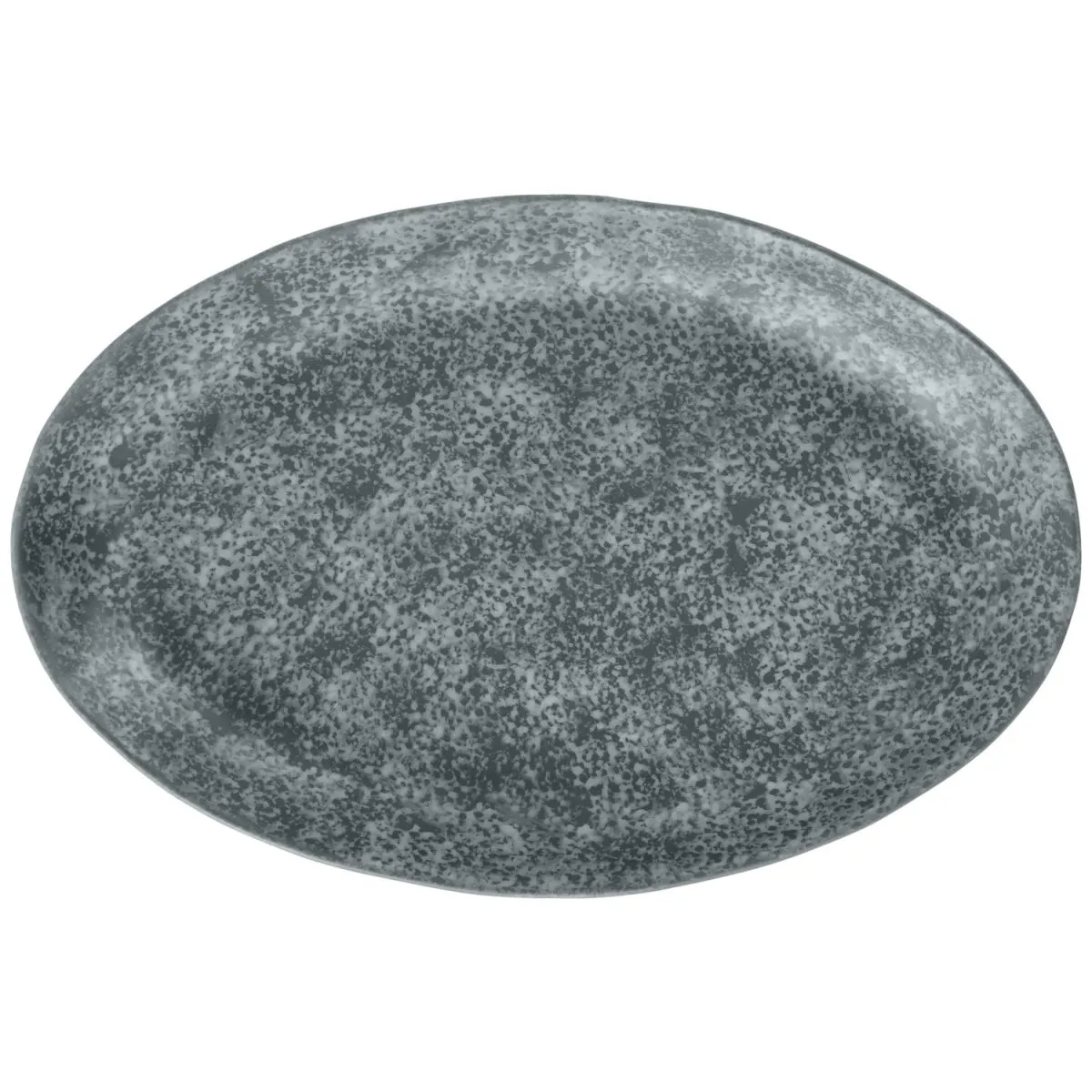 2x VEGA Piatto Arona ovale; 35x23.2x3.6 cm (LxLxH); antracite; ovale; 2 pz. / Pacco - immagine 1