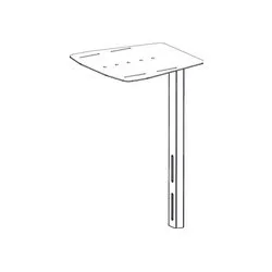 Mensola carrello OMB Black OM07076 - immagine 1