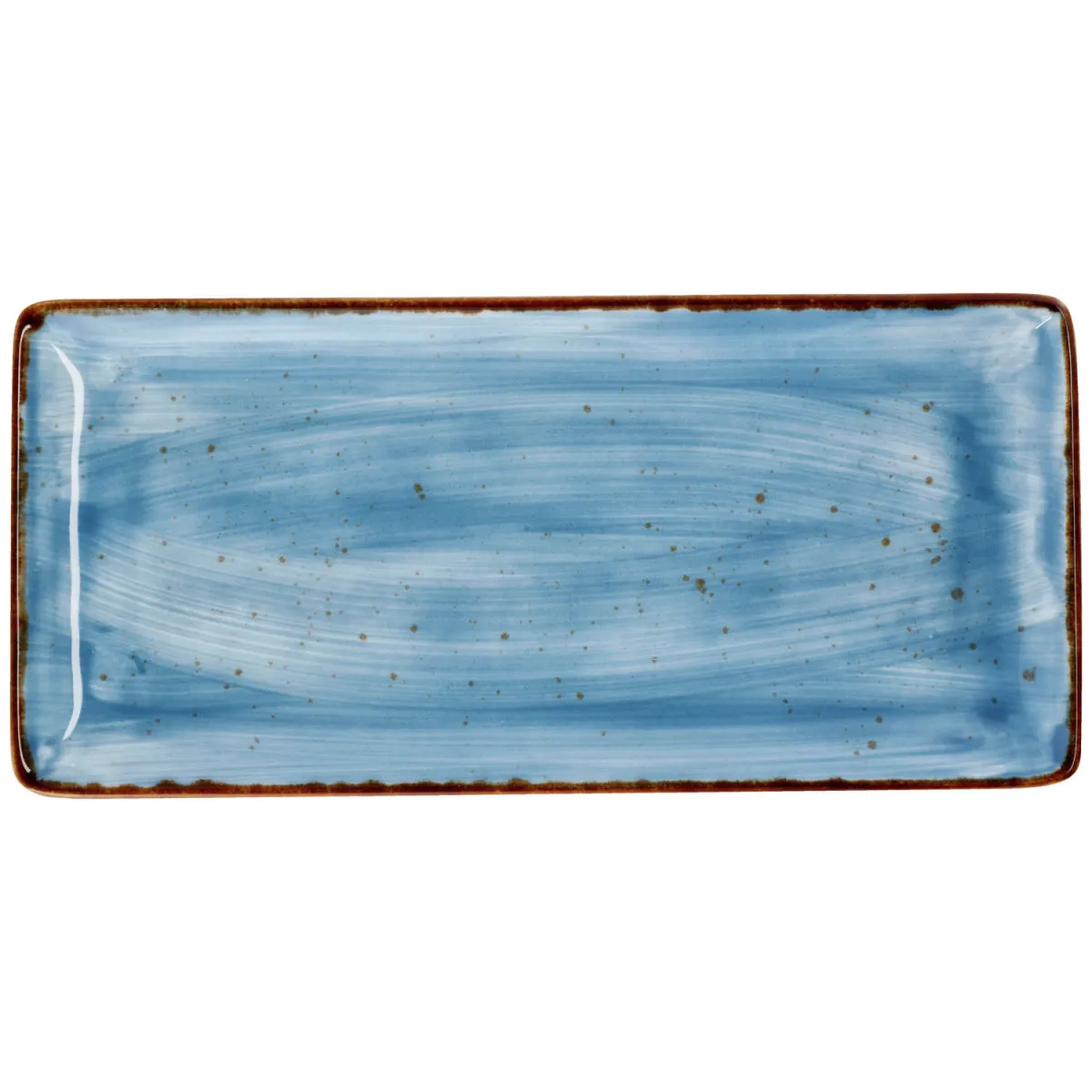 3x VEGA Piatto Nebro rettangolare; 33.5x16x2.1 cm (LxLxH); blu chiaro; 3 pz. / Pacco - immagine 1