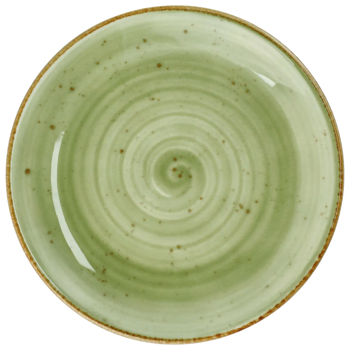 6x VEGA Piatto Nebro piano; 20 cm (Ø); verde chiaro; rotonda; 6 pz. / Pacco - immagine 1