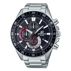 Orologio EDIFICE Classic Black e Silver EFV 620D 1A4VUEF - immagine 1
