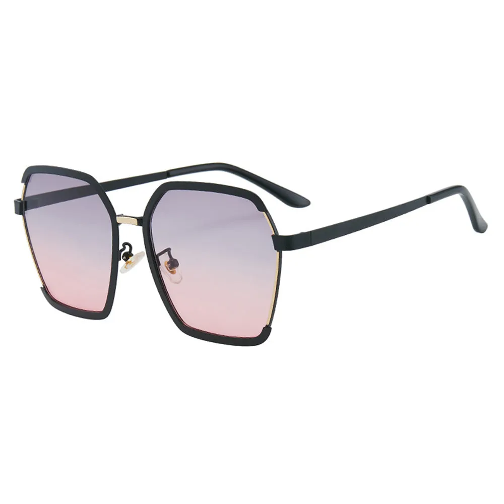 Occhiali da Sole Donna Techsuit 191, Polarizzati, Protezione UV, Nero Grigio Rosa - immagine 1