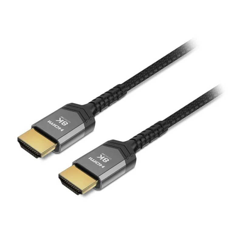 Cavo HDMI 1Life 2.1 Ultra HD 8K 60Hz 1,8 m Nero - immagine 1