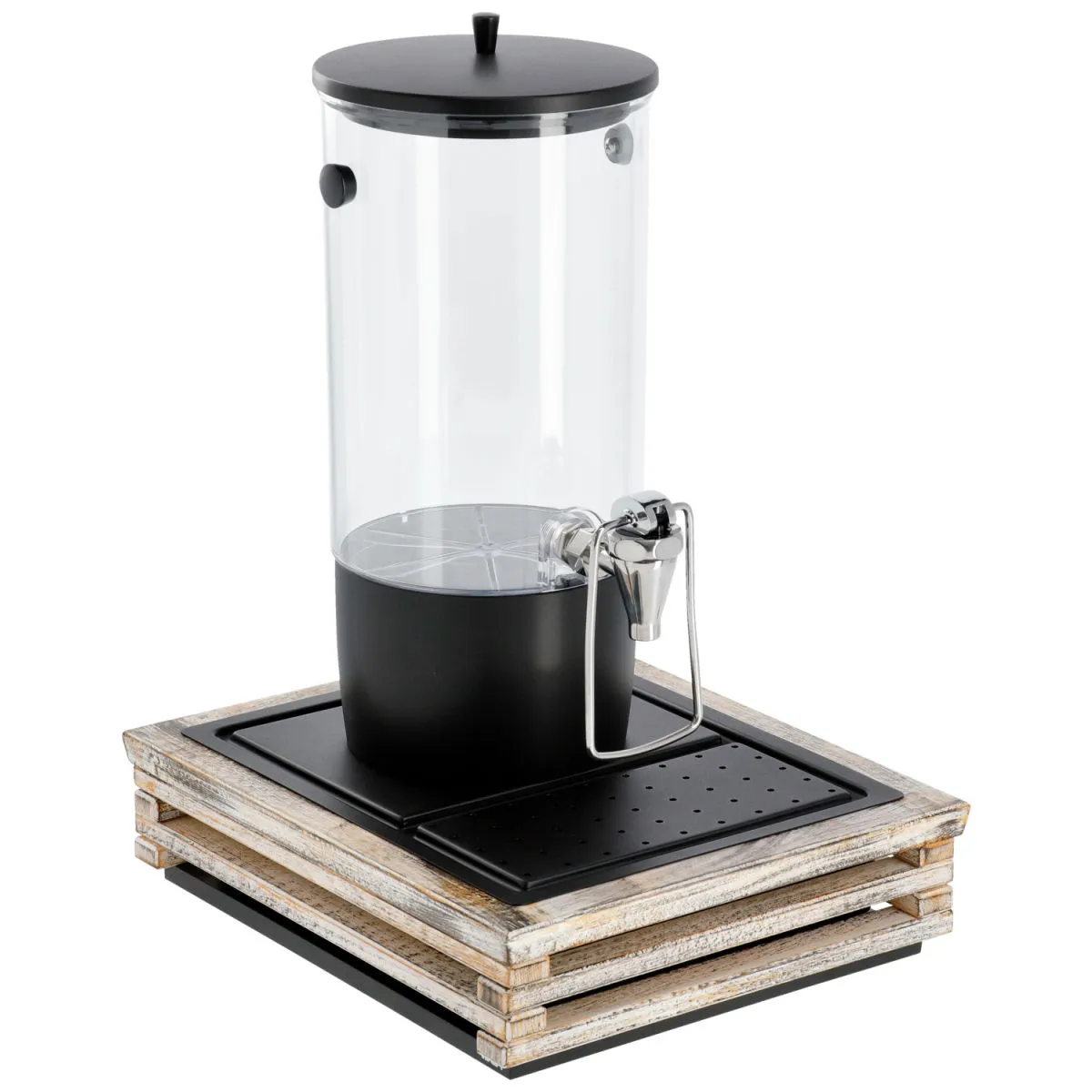 VEGA Dispenser succhi Natchez singolo, GN 1/2, 4l; 37x31x50.8 cm (LxLxH); bianco vintage/trasparente/nero - immagine 1
