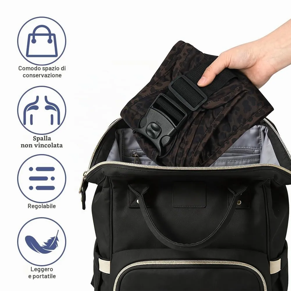 AYESY Marsupio Neonato 3-24 Mesi,Marsupio Neonato Regolabile con fibbia,Ergonomico,Marsupios Laterale,Facile da Indossare,Marsupios Bambino Fino a 20 Kg,Tripla protezione,per Dormire Viaggi - immagine 6