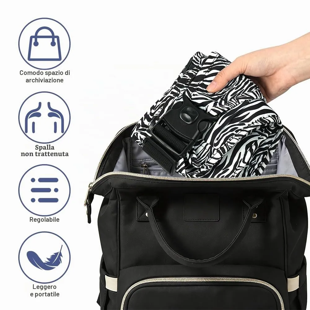 AYESY Marsupio Neonato 3-24 Mesi,Marsupio Neonato Regolabile con fibbia,Ergonomico,Marsupios Laterale,Facile da Indossare,Marsupios Bambino Fino a 20 Kg,Tripla protezione,per Dormire Viaggi - immagine 6