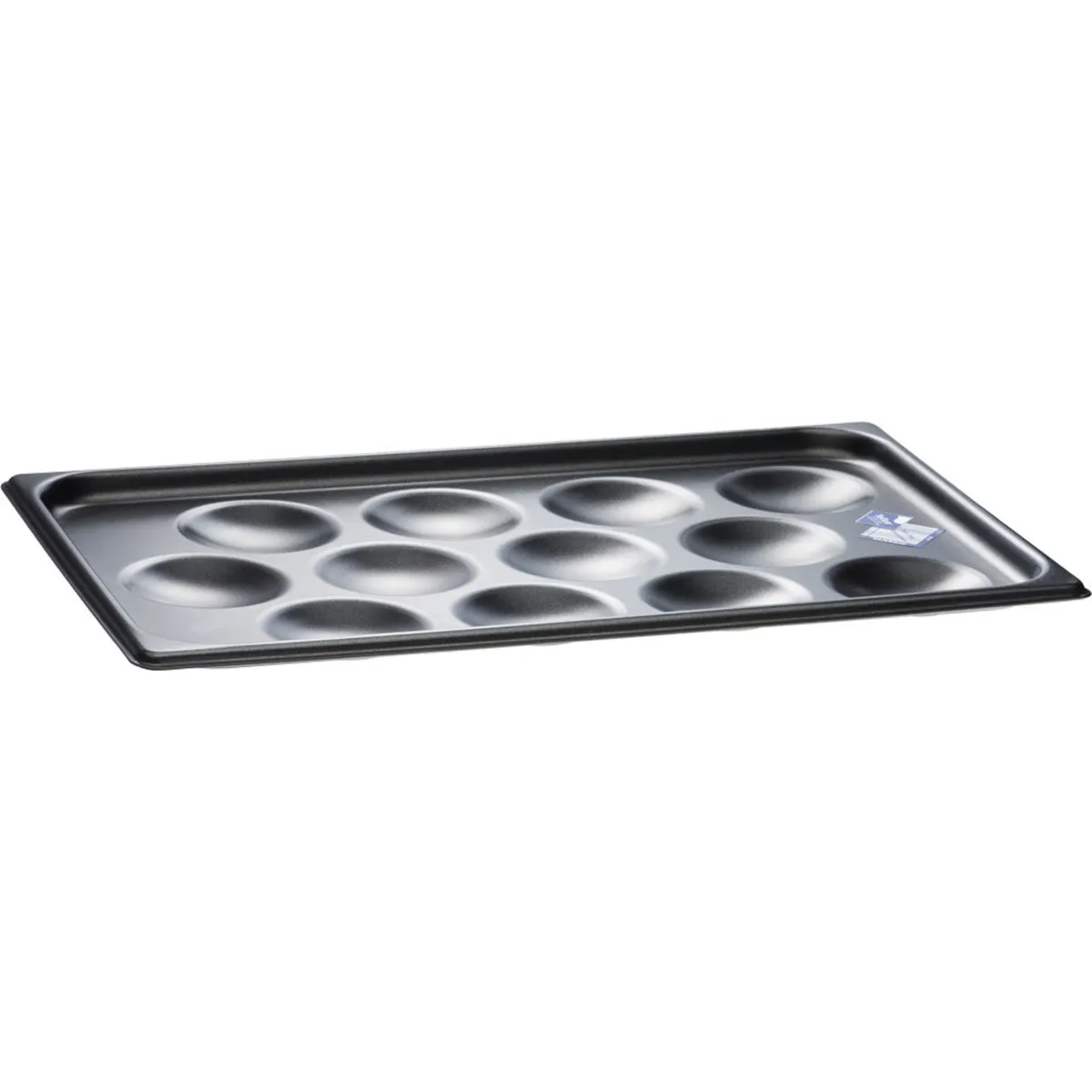 Stalgast Teglia con rivestimento antiaderente per omelette e pancake gastronorm 1/1; 53x3.5x32.5 cm (LxHxP); nero - immagine 1