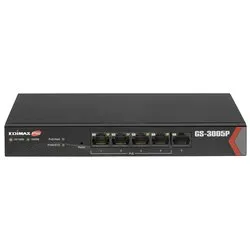 Switch di rete 5 porte SOHO Managed PoE+ Black GS 3005P Gigabit (1000Base-TX) - immagine 1