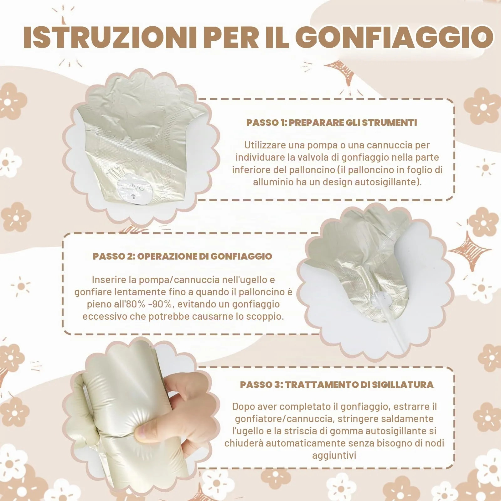 8 Pezzi Palloncini Compleanno 1 Anno Bimba, Palloncino Foil Margherita - immagine 3