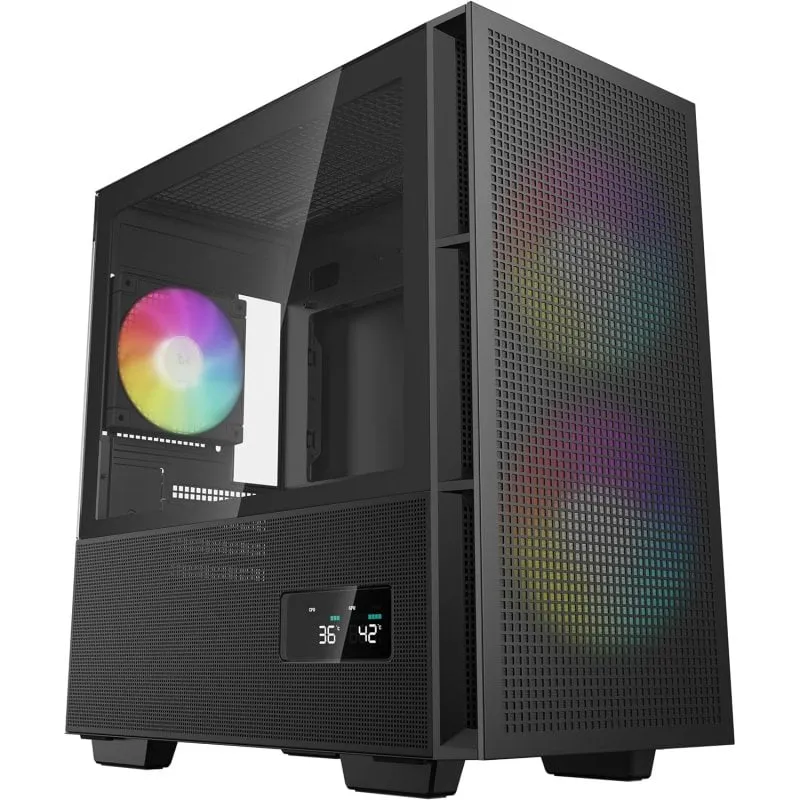 DEEPCOOL CH360 ARGB DIGITALE 3V NERO MICRO-ATX SEMI-TOWER R-CH360-BKAPE3D-G-1 - immagine 1