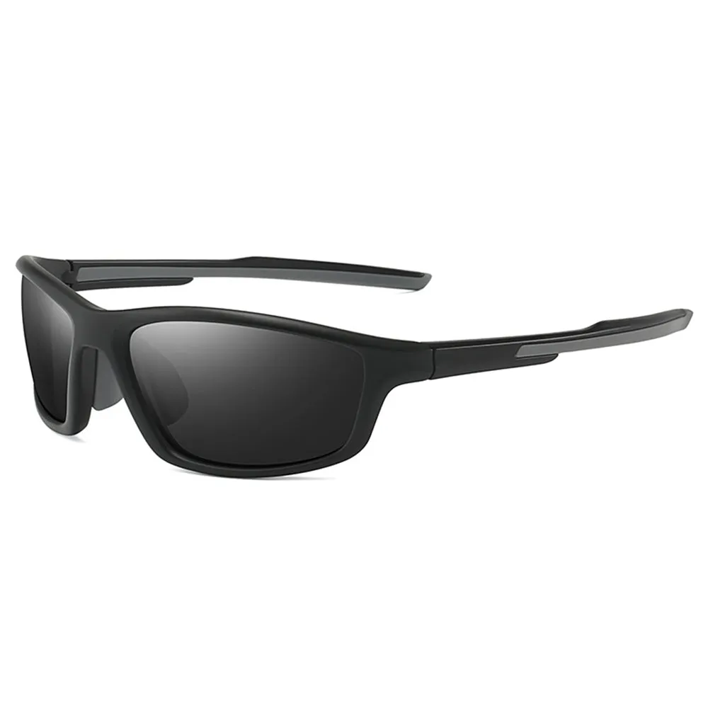 Occhiali da Ciclismo Unisex Techsuit 3047, Protezione UV, Neri - immagine 1