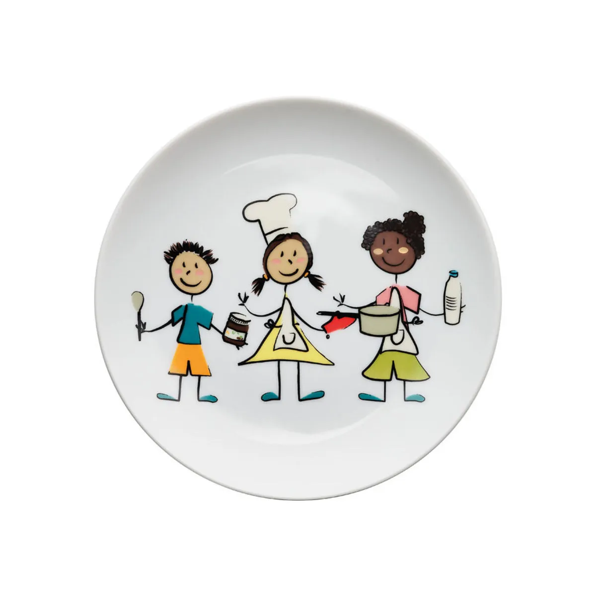 6x Stalgast Piatto piano di stoviglie per bambini; 16.5 cm (Ø); multicolore; rotonda; 6 pz. / Pacco - immagine 1