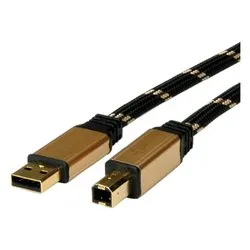 Cavo USB TOP 2.0 Black e Bronze 3m 11 02 8803 - immagine 1