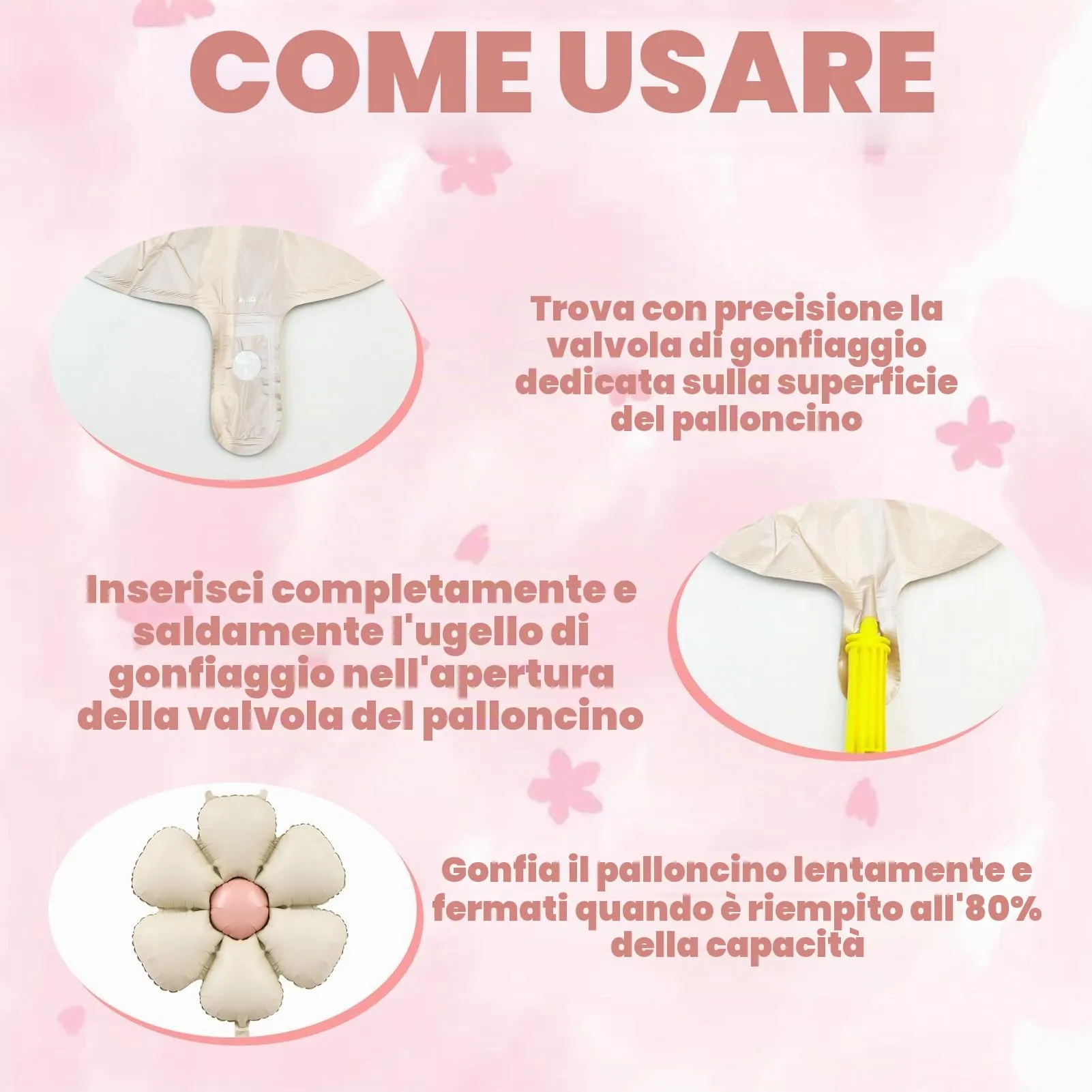 7 Pezzi Palloncini 2 Anno Bimba, Palloncino Foil Margherita - immagine 7