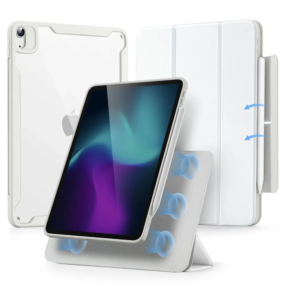 Custodia per Apple iPad Air 11 (2026) / iPad Air 11 (2025) / Air 11 (2024) / Air (2022) / Air (2020), ESR, Rebound Hybrid, Bianca - immagine 1