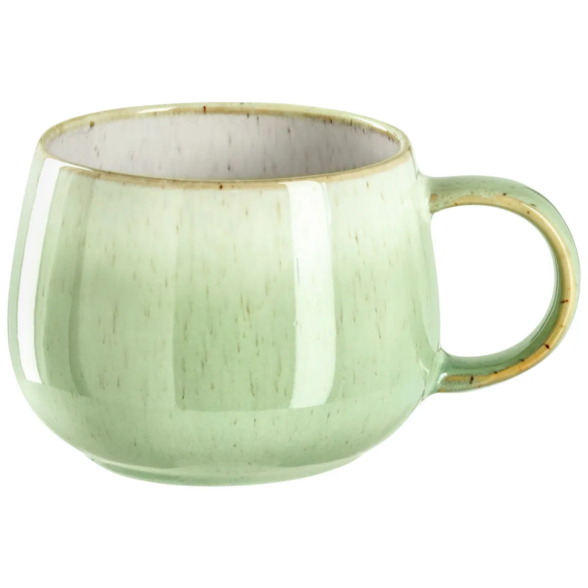 6x VEGA Tazza mug con manico Cascais; 400 ml, 9.4x9.7 cm (ØxH); verde chiaro; 6 pz. / Pacco - immagine 1