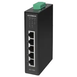 Switch di rete 5 porte INDUSTRIAL Din Rail Black IGS 1005 Gigabit (1000Base-TX) - immagine 1