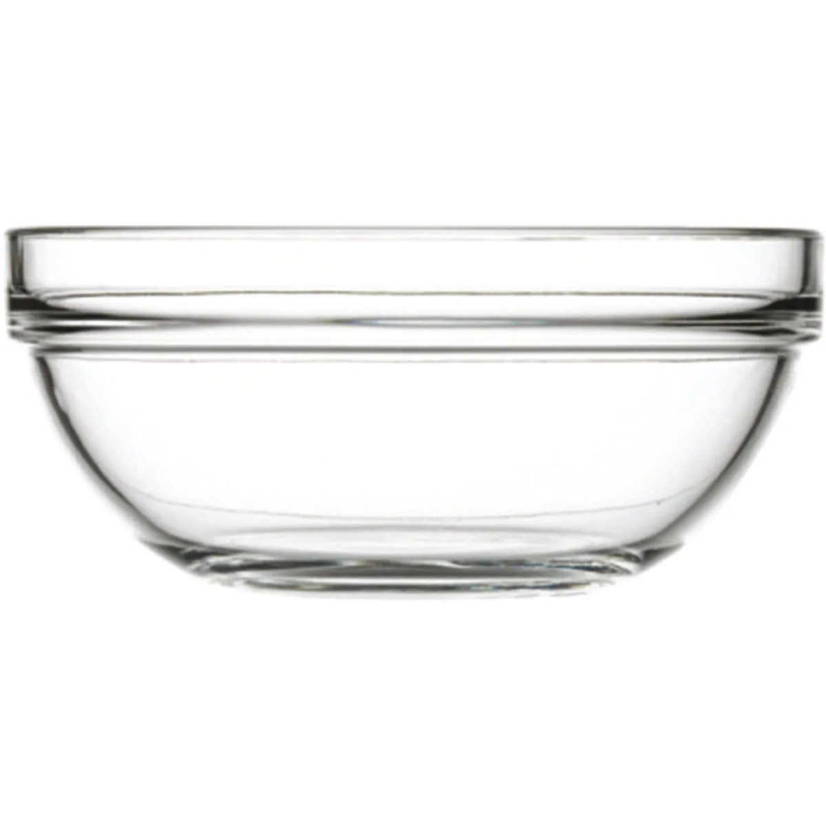 4x Pasabahçe Ciotola di vetro; 1200 ml, 17.2x7.6 cm (ØxH); trasparente; 4 pz. / Pacco - immagine 1