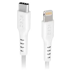 Cavo Lightning CHARGING DATA CABLE Certificato Apple Mfi White 2m TECABLELIGTC2W - immagine 1