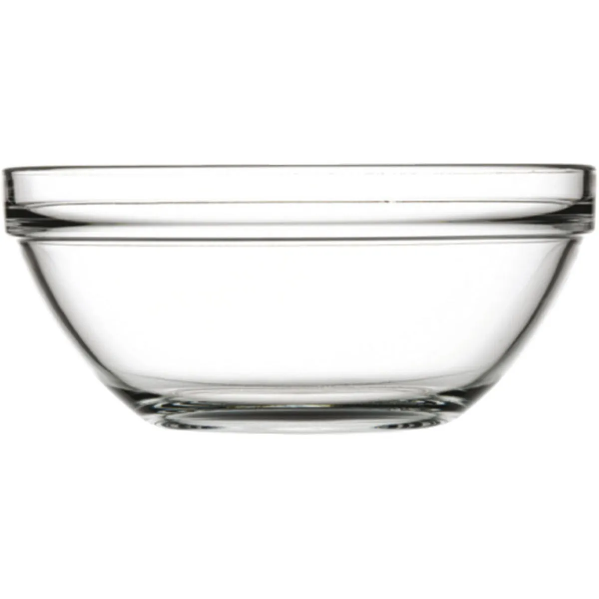 6x Pasabahçe Ciotola di vetro; 2500 ml, 23x10.1 cm (ØxH); trasparente; 6 pz. / Pacco - immagine 1