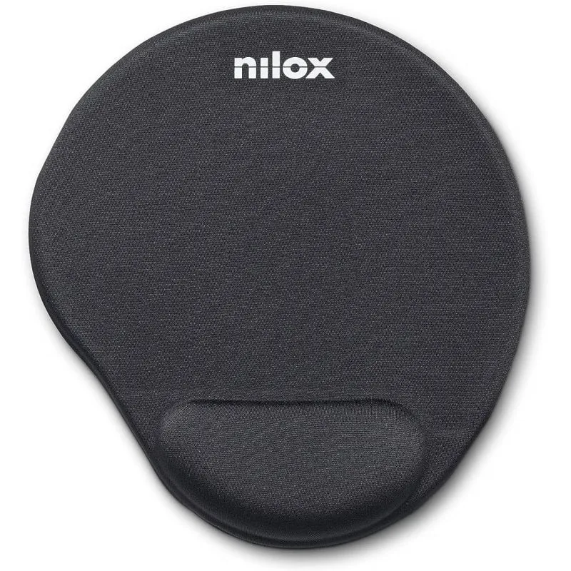 Nilox NXMPE01 Tappetino per mouse ergonomico nero - immagine 1