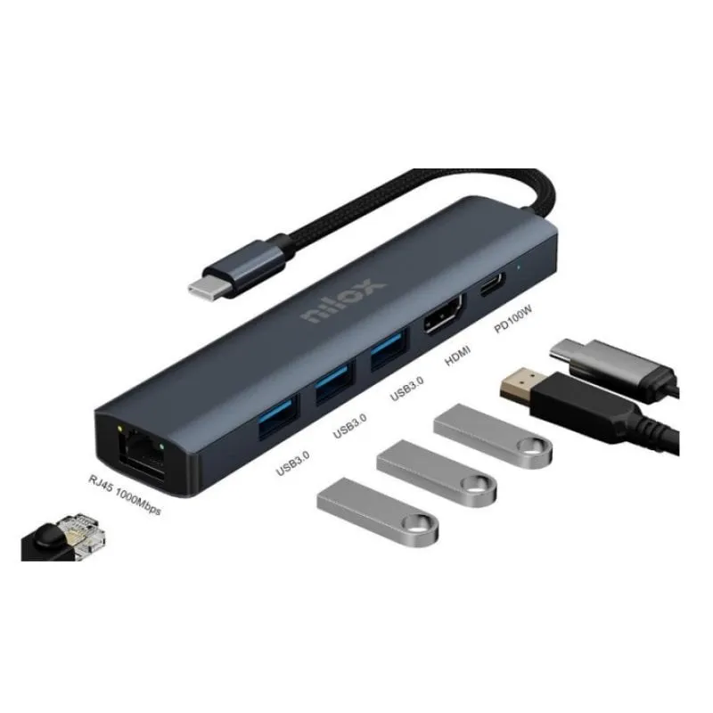 DOCK USB-C 6 IN 1 - immagine 1