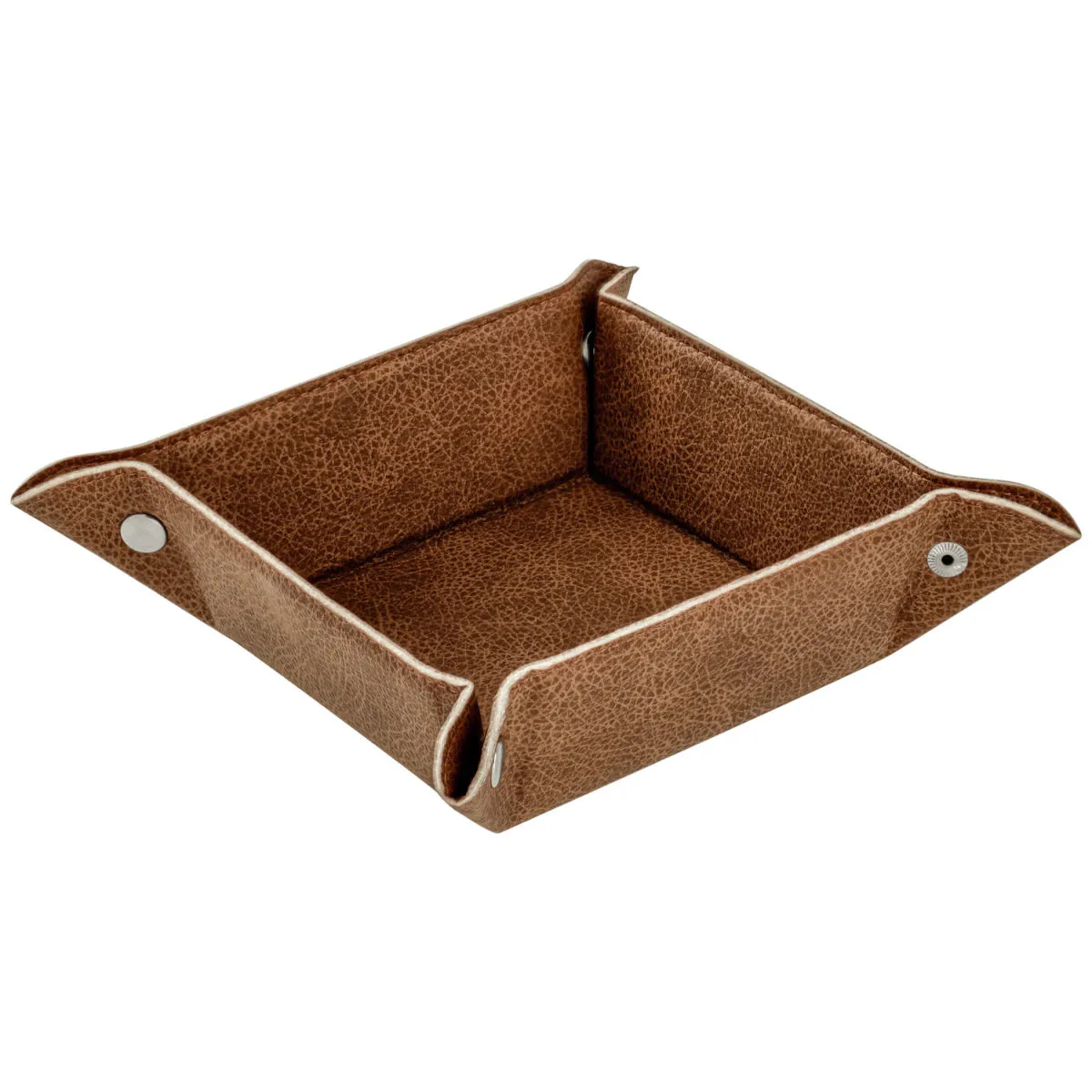 VEGA Cestino porta pane e frutta Shana; 16x16x5.5 cm (LxLxH); marrone; quadrata - immagine 1