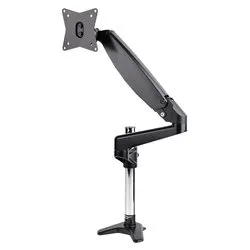 Supporto monitor TV scrivania ( 8 Kg ) VESA 100 x 100 Snodato Black ARMPIVOTE2 - immagine 1