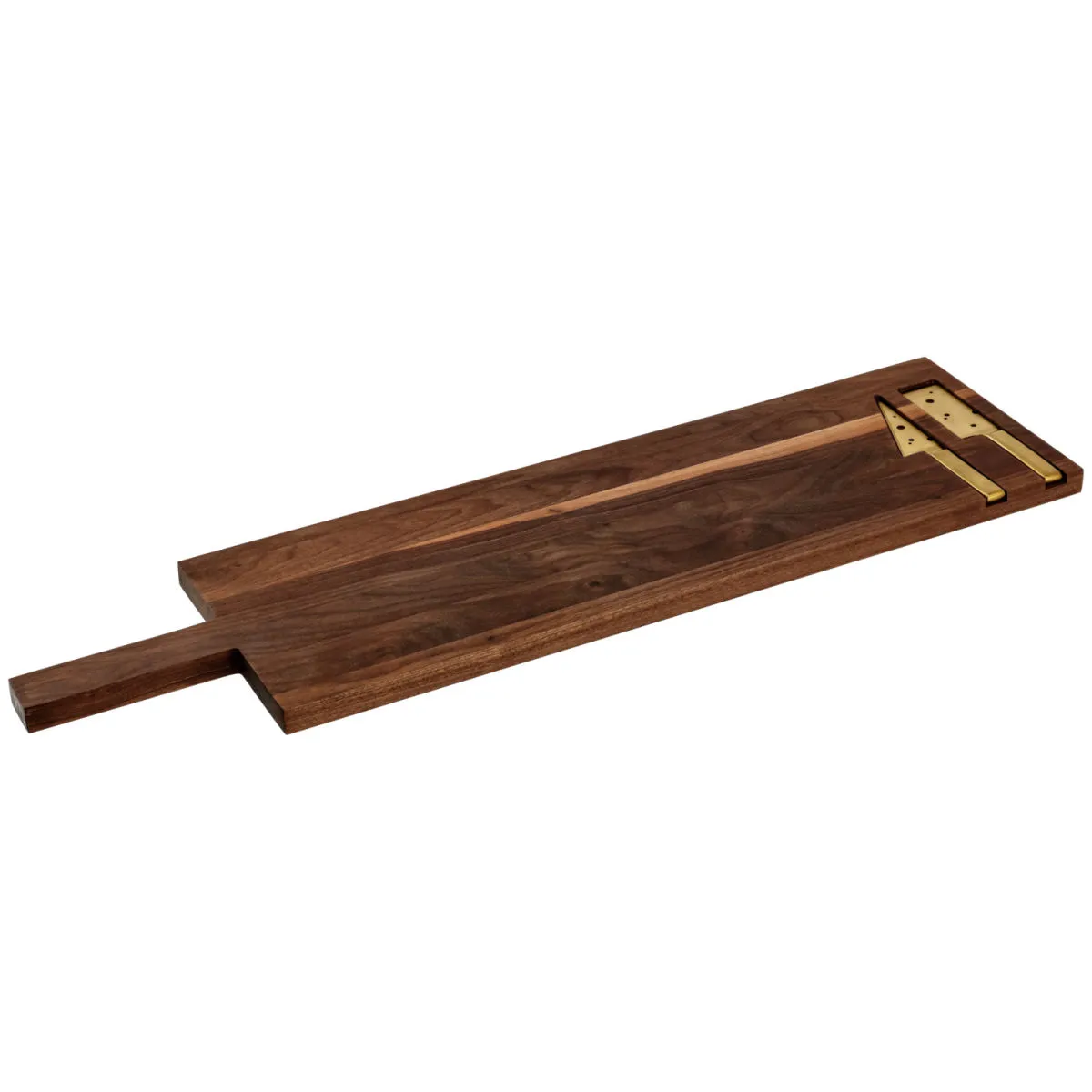 VEGA Tagliere per salumi e formaggi Enza con set coltelli; 74.8x19.8x2 cm (LxLxH); noce; rettangolare - immagine 1