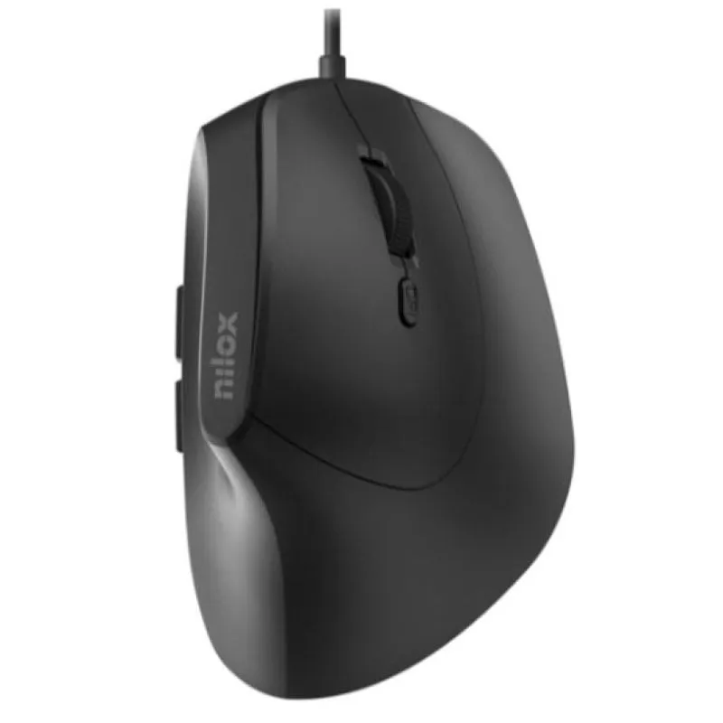 Nilox MOUSB3013 Mouse USB 3600DPI Nero - immagine 1