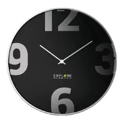 Orologio da parete (25cm) Chic Black e Silver RAC1002 - immagine 1