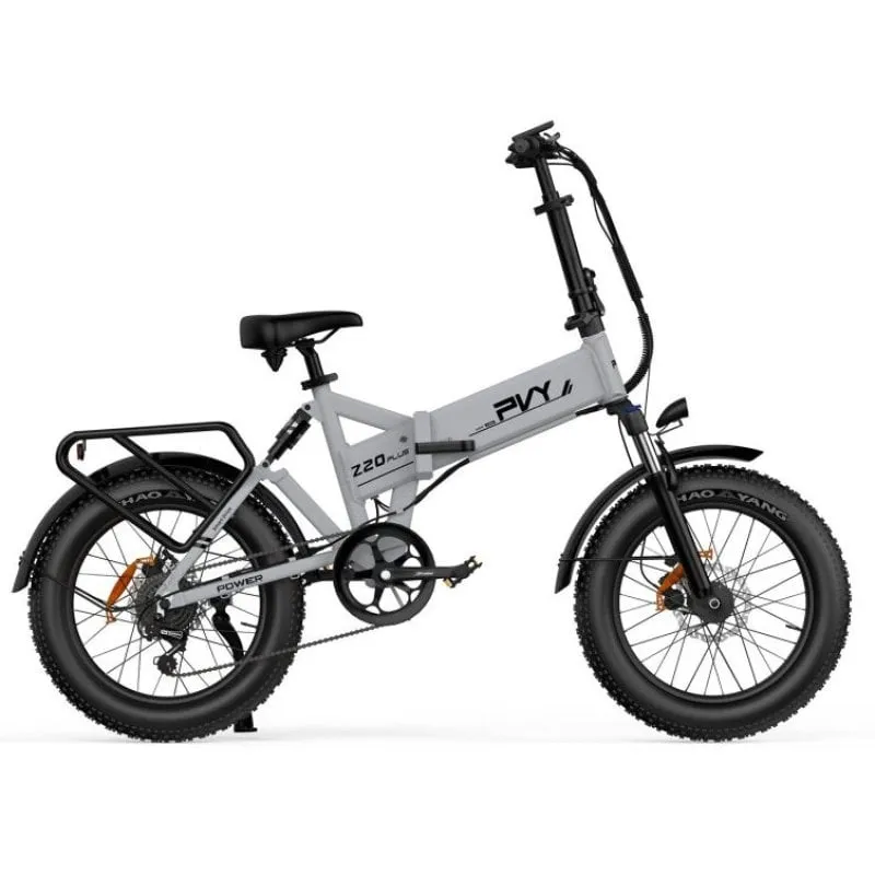 Bicicletta elettrica PVY Z20 Plus 1000 con ruote da 20" 250W 48v16.5ah Grigia - immagine 1