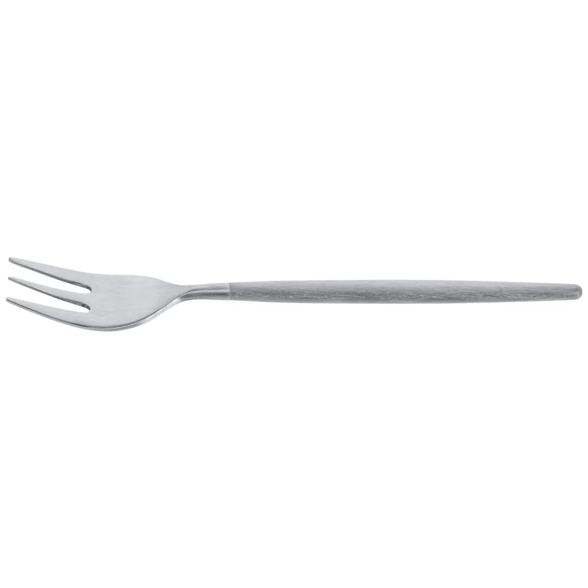 12x VEGA Forchetta da dolce Turin; 18.7 cm (L); acciaio inox/grigio, manico grigio; 12 pz. / Pacco - immagine 1