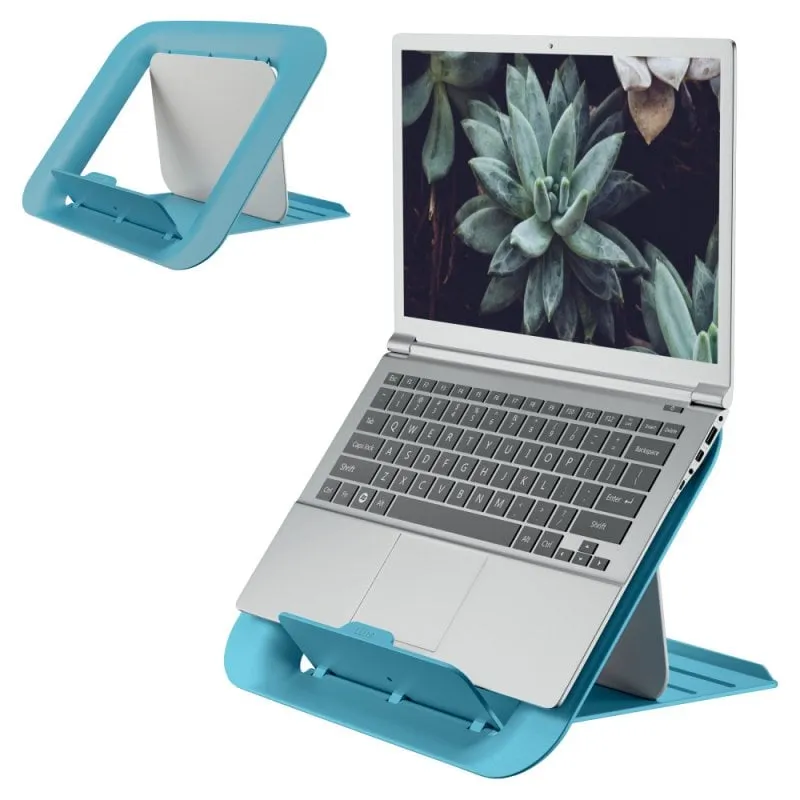 Supporto Portatile Leitz Ergo Cosy Reglabile Blu - immagine 1