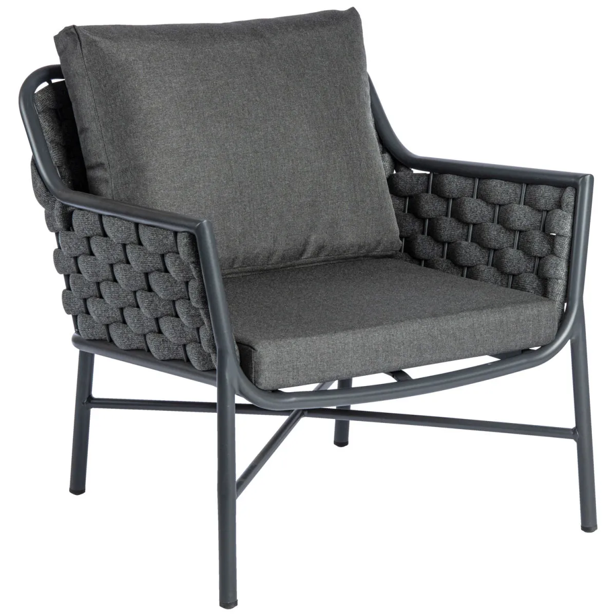 VEGA Poltrona da esterno Arto; 71x75x78 cm (LxPxH); antracite - immagine 1