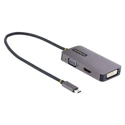 Cavo adattatore USB C a HDMI DVI o VGA Grey 118 USBC HDMI VGADVI - immagine 1