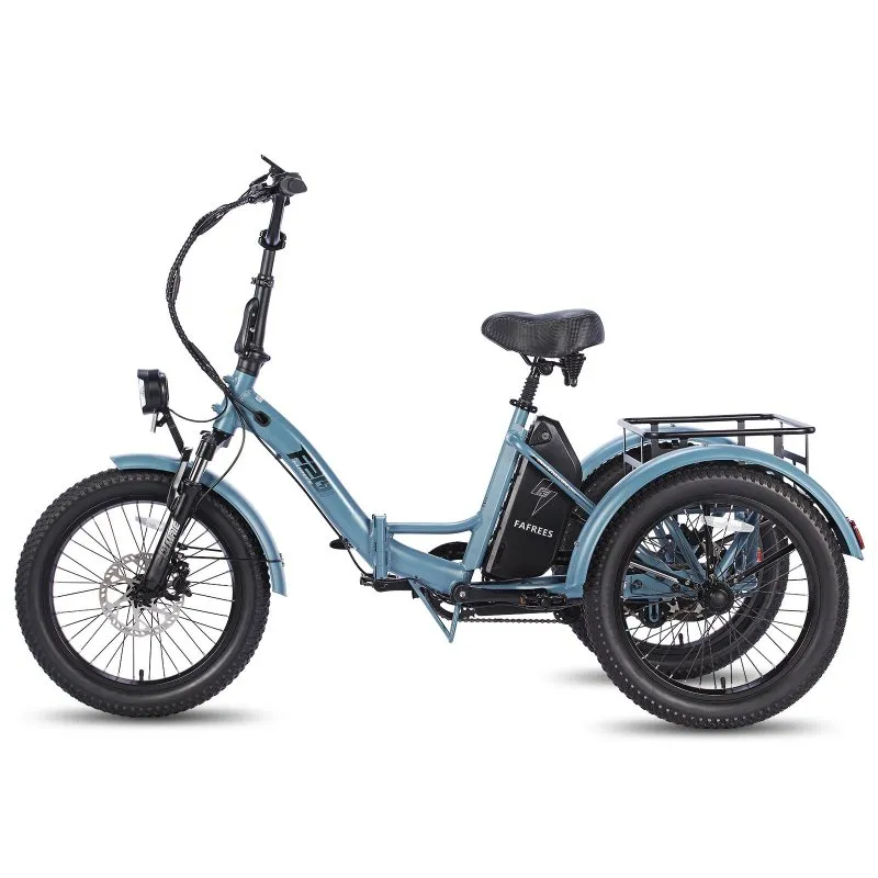 Fafrees F20 Mate Bicicletta Elettrica Motore 500w Batteria 48V/18.2Ah Autonomia 110km Blu - immagine 1