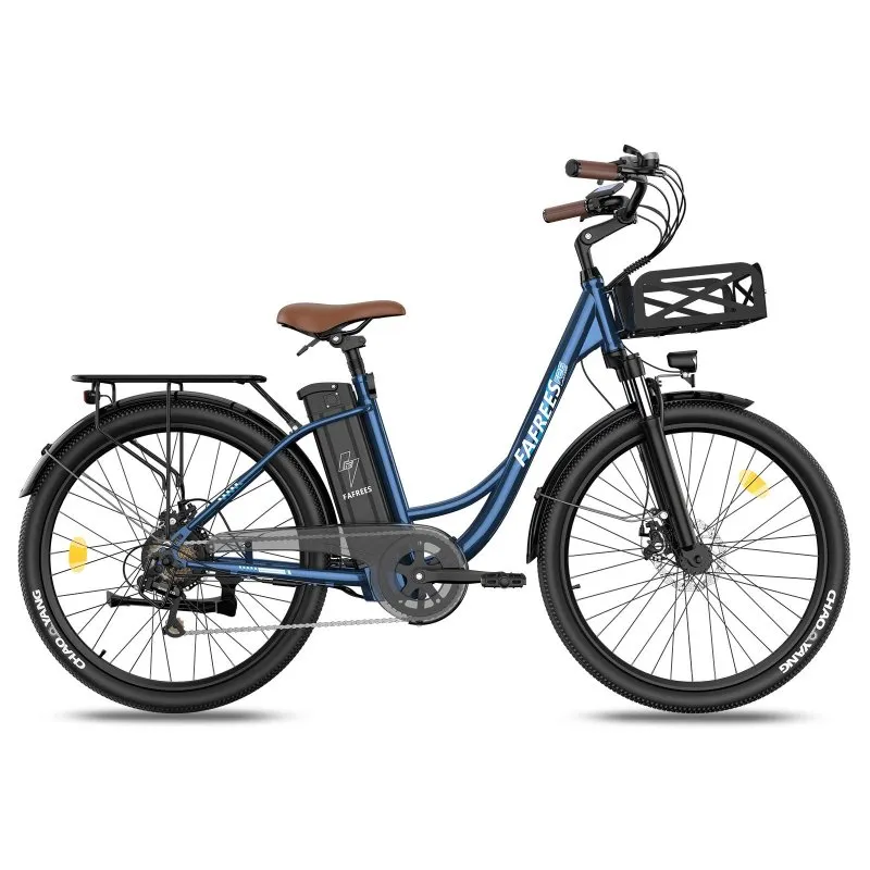 Fafrees F26 Bicicletta Elettrica Durata Motore 250W Batteria 36V/20.3Ah Autonomia 160km Blu - immagine 1