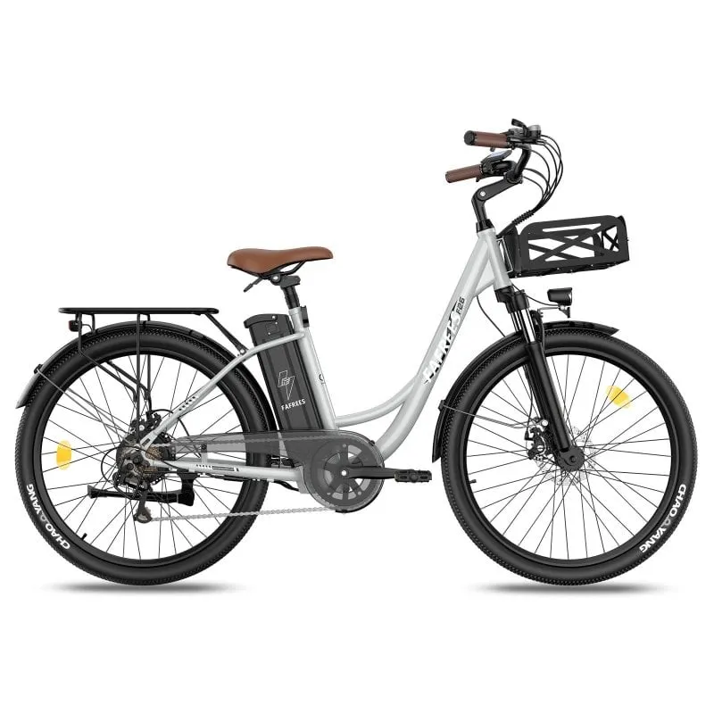 Fafrees F26 Bicicletta Elettrica Durata Motore 250W Batteria 36V/20.3Ah Autonomia 160km Grigio - immagine 1