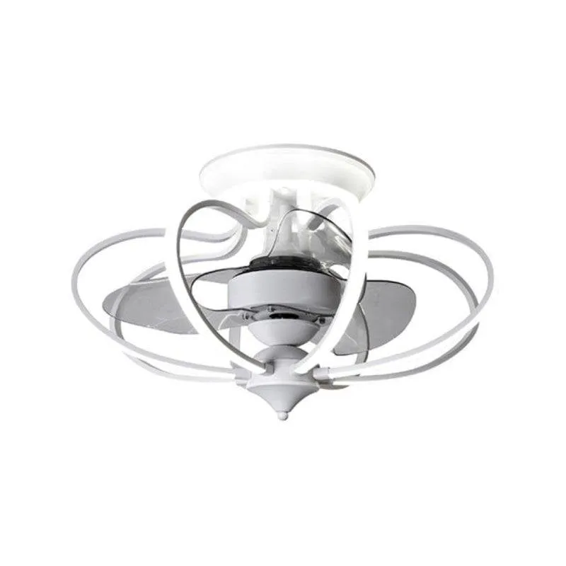 Ventilatore da soffitto Bel Air Home Kai 120W LED 60cm Bianco Telecomando - immagine 1