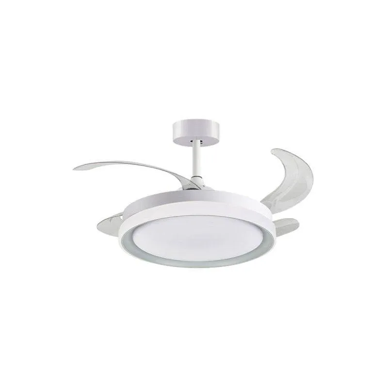 Ventilatore da soffitto Bel Air Kigali Mini 4 pale retrattili LED 48W 91cm design silenzioso - immagine 1