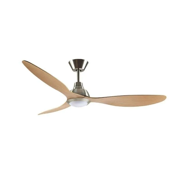 Ventilatore da soffitto Bel Air Delfos 20W LED 132cm 3 pale marrone chiaro - immagine 1