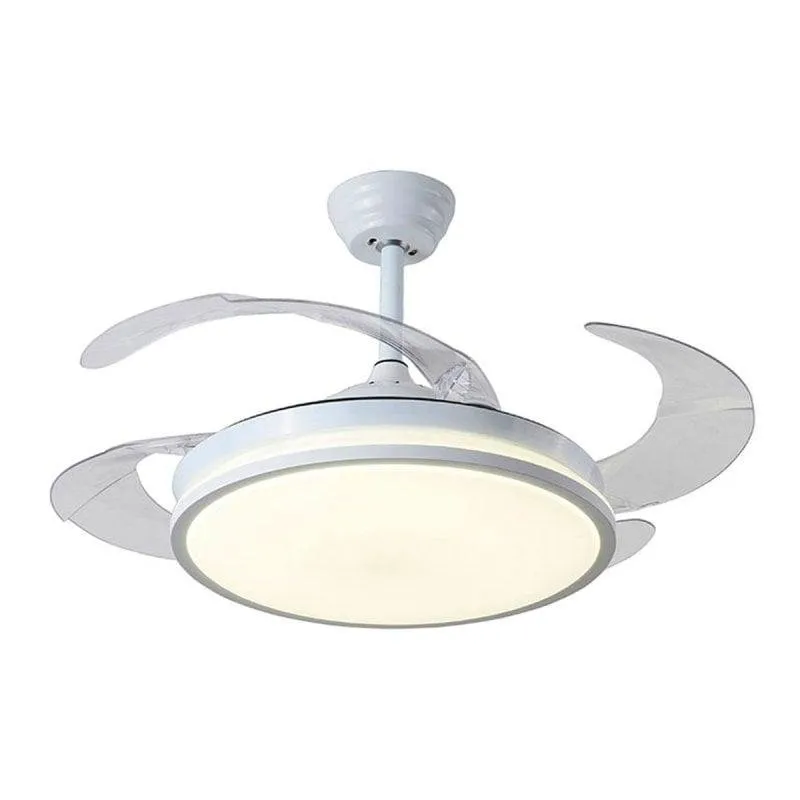 Ventilatore da soffitto Bel Air Dune LED 72W 108cm telecomando bianco - immagine 1